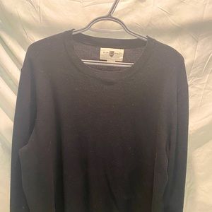 Black Brown 1826 cotton crew neck sweater - Mens L